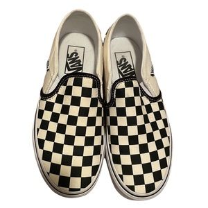 checkerboard vans !